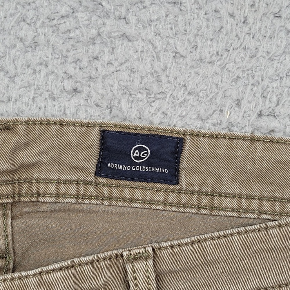 AG Adriano Goldschmied The Matchbox Slim Straight Khaki‎ Pants Mens Size 36 - Picture 3 of 12